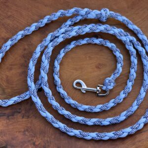 handgemaakte riem van paracord 1,8 meter lengte 0,8 cm dik model "fred"